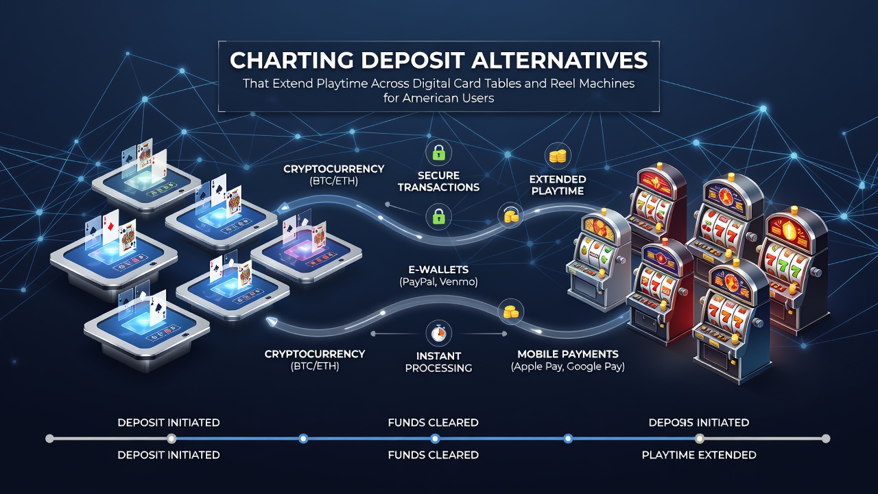 Overview of digital payment options supporting extended sessions at US online card tables and reel machines