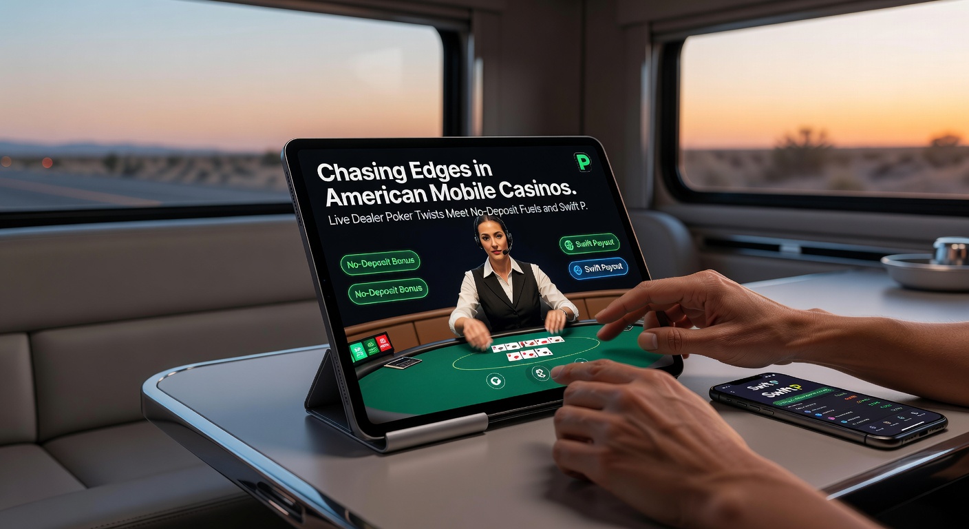 Dynamic graphic of poker chips, bonus codes, and lightning-fast payment arrows on a mobile casino interface