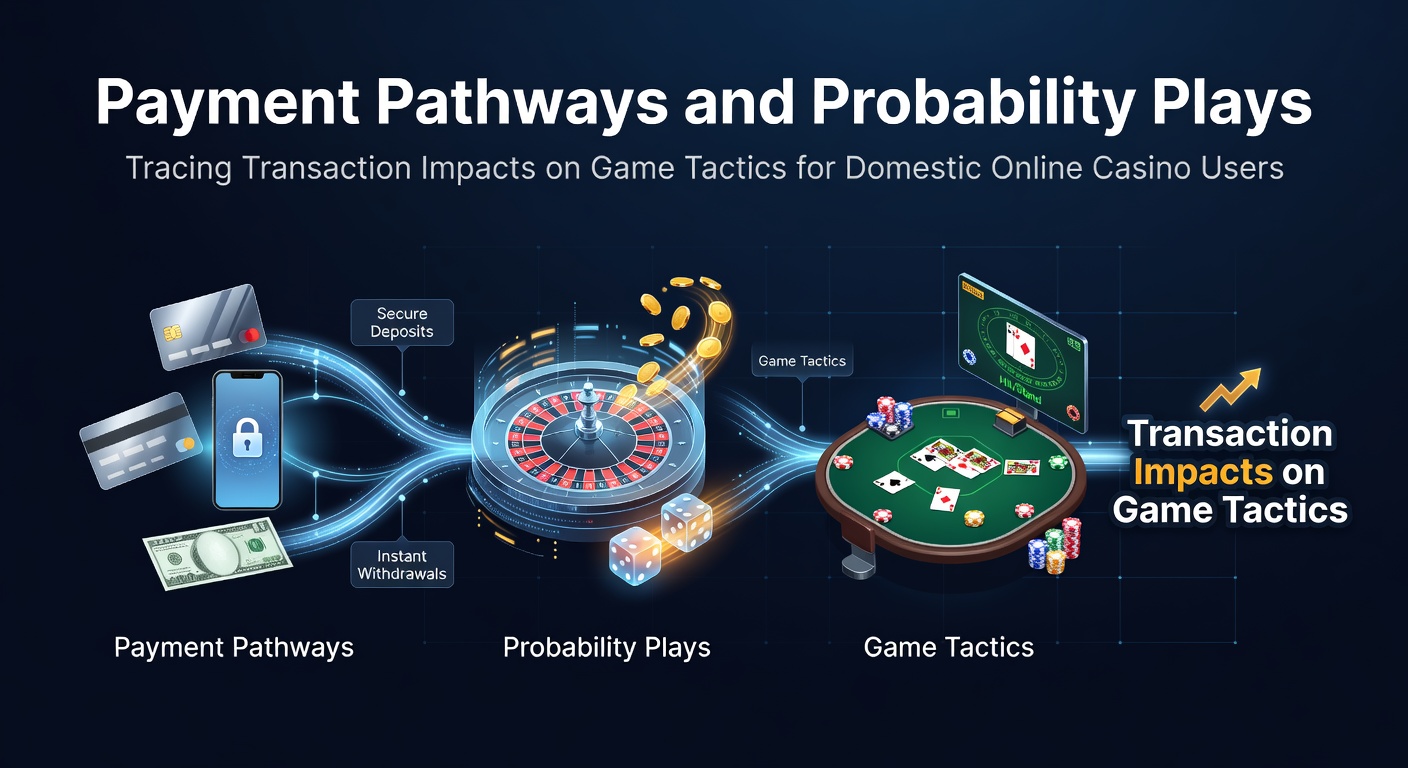 Diagram showing various digital payment methods flowing into online casino game interfaces with probability indicators